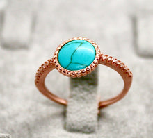 Load image into Gallery viewer, Double Sided Turquoise Ring