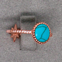 Load image into Gallery viewer, Double Sided Turquoise Ring