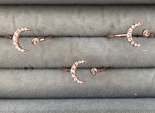 Load image into Gallery viewer, Thin Rings with clear zircon stones - Sparkle Collection