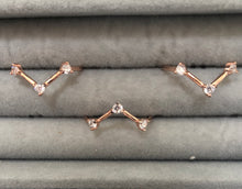 Load image into Gallery viewer, Thin Rings with clear zircon stones - Sparkle Collection