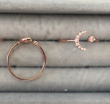 Load image into Gallery viewer, Thin Rings with clear zircon stones - Sparkle Collection