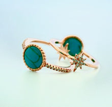 Load image into Gallery viewer, Double Sided Turquoise Ring