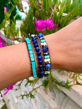Load image into Gallery viewer, Healing Bracelets - Light and Dark Blue