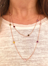 Load image into Gallery viewer, 110CM LONG CHAIN WITH EVENLY DISTRIBUTED STONES