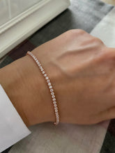 Load image into Gallery viewer, Bracelet with waterfall Zircon stones
