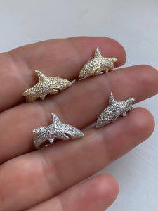 Shark earrings