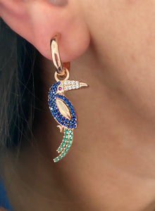 Chatty Parrot- earring