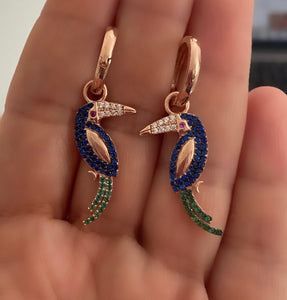 Chatty Parrot- earring