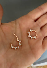 Load image into Gallery viewer, Spiky earrings with chunky stones