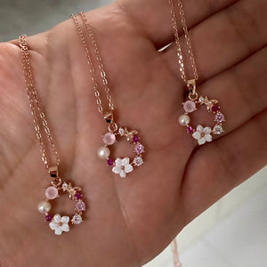Spring Flower Necklaces