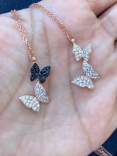 Load image into Gallery viewer, Two Butterflies Necklac