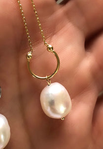 pearl droplet necklaces