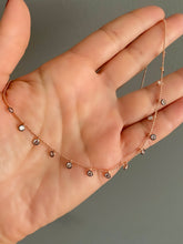 Load image into Gallery viewer, 45 cm chain with droplet stones