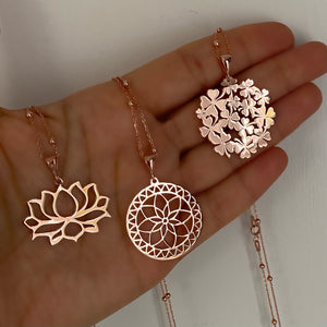 Necklaces with large pendants