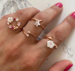 Spring Flowers - Rings with single flower