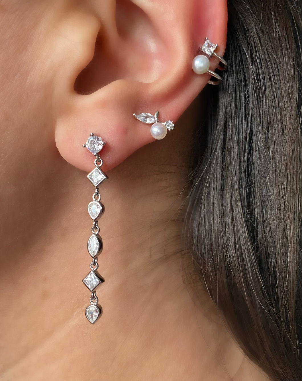 Cocktail dress earrings