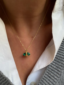 Busy bee necklaces with colourful zircon stones