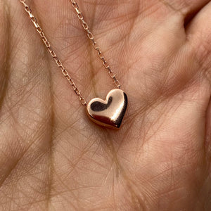 Heart Shaped necklace without stones