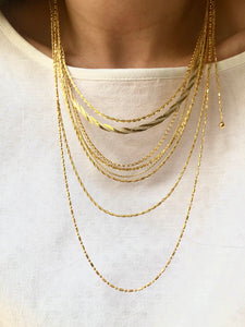 Flat braided Chains