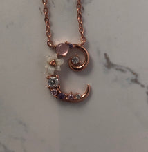 Load image into Gallery viewer, Spring letters- Initials - Rose gold plated silver