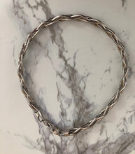 Load image into Gallery viewer, Silver Braided Bangles