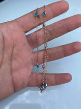 Laden Sie das Bild in den Galerie-Viewer, 45 cm chain with droplet stones
