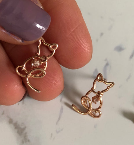 Meow earrings