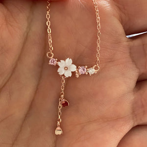 Spring Flower Necklaces
