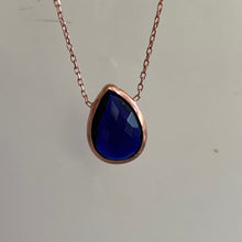 Load image into Gallery viewer, Natural Stone Droplet Necklace