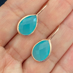 Natural Stone Droplet earrings