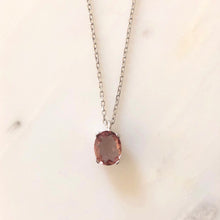 Load image into Gallery viewer, Necklace with colour changing Zultanite gem