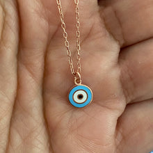 Load image into Gallery viewer, Small evil eye necklaces