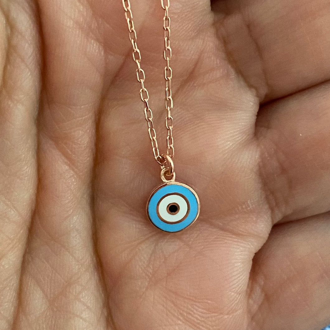 Small evil eye necklaces