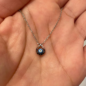 Small evil eye necklaces