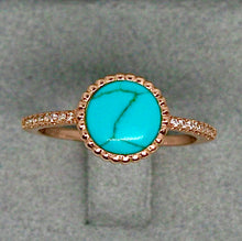 Laden Sie das Bild in den Galerie-Viewer, Double Sided Turquoise Ring