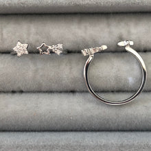 Charger l&#39;image dans la galerie, Thin Rings with clear zircon stones - Sparkle Collection