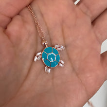 Load image into Gallery viewer, Turtle Necklace - Enamel